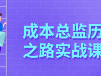 成本总监历练之路实战课程【45670545】