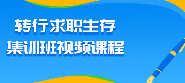 转行求职生存集训班视频课程【45670448】