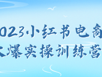 2023小红书电商火爆实操训练营【45670093】