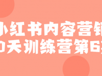 小红书内容营销60天训练营第6期【45670077】