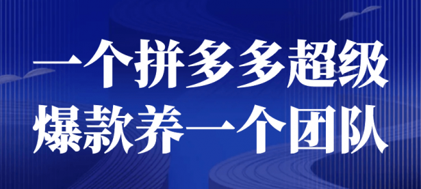 一个拼多多超级爆款养一个团队【45670070】